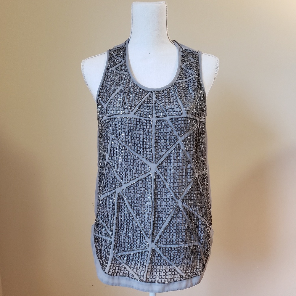 Olive & Oak Embellished Sleeveless Top